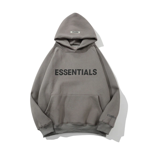 Essentials Gray Hoodie - Essentials Hoodie