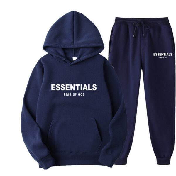 Essentials Hoodie Fear of GOD MARINEBLAUER TRAININGSANZUG