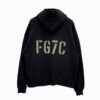 Fear Of God Seventh Collection Kapuzenpullover Schwarz