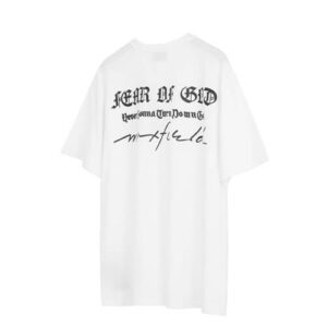 Weißes Fear of God x Maxfield T-Shirt